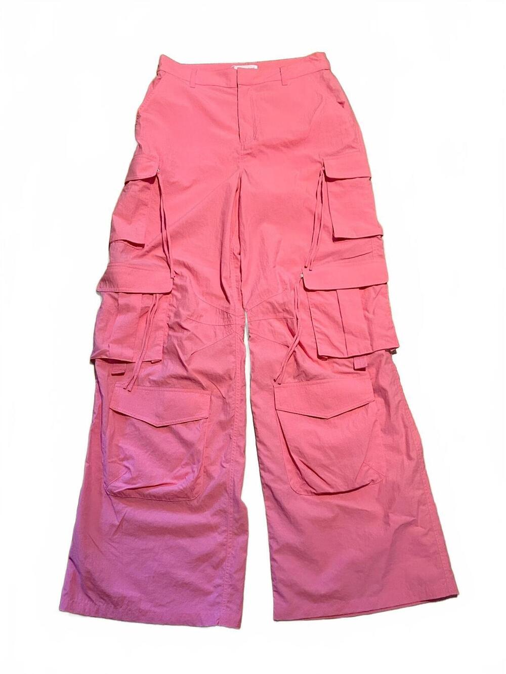 Lovers and Friends Pink Wide Leg Cargo Pants XS